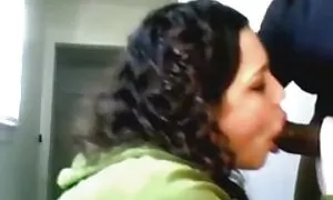 سفید لڑکی نے سخت بلی ...